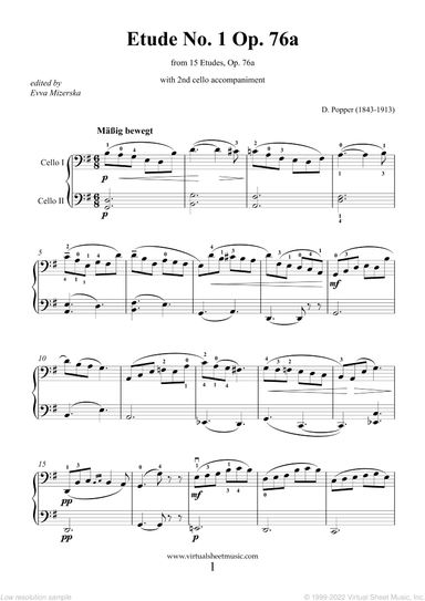 Etude No. 1 Op. 76a (NEW EDITION)