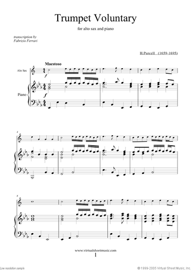 Trumpet Voluntary and Hornpipe