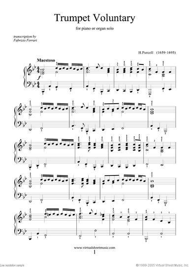 Trumpet Voluntary and Hornpipe
