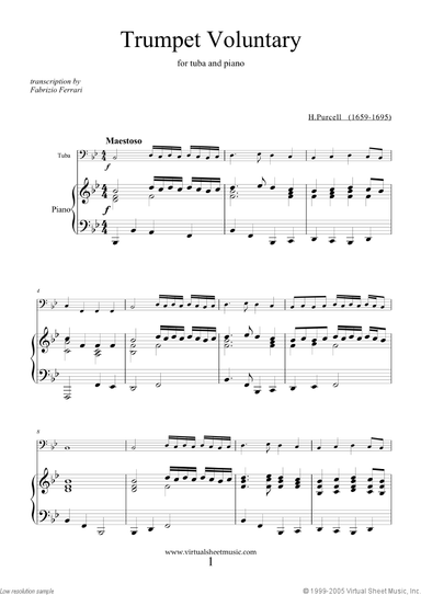 Trumpet Voluntary and Hornpipe