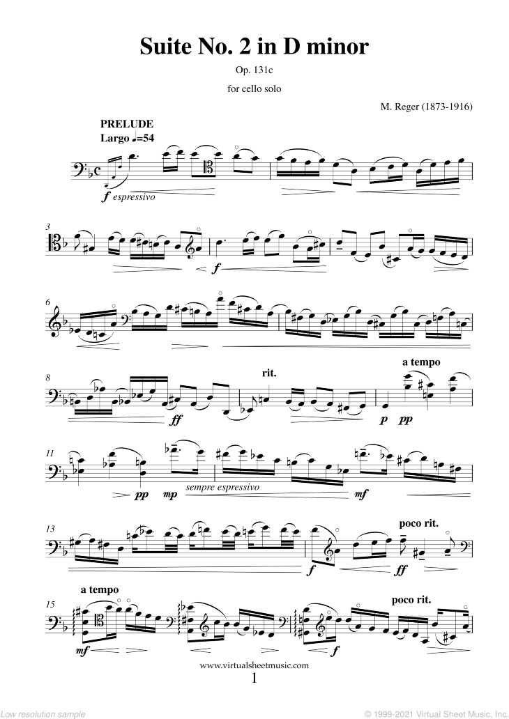 Suite No. 2 in D minor, Op.131c