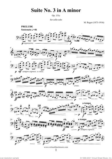 Suite No. 3 in A minor, Op.131c