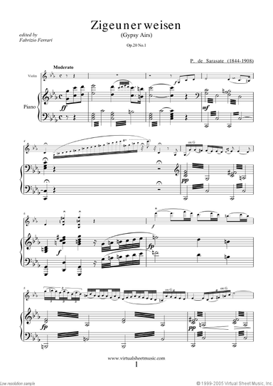 Zigeunerweisen, gypsy airs