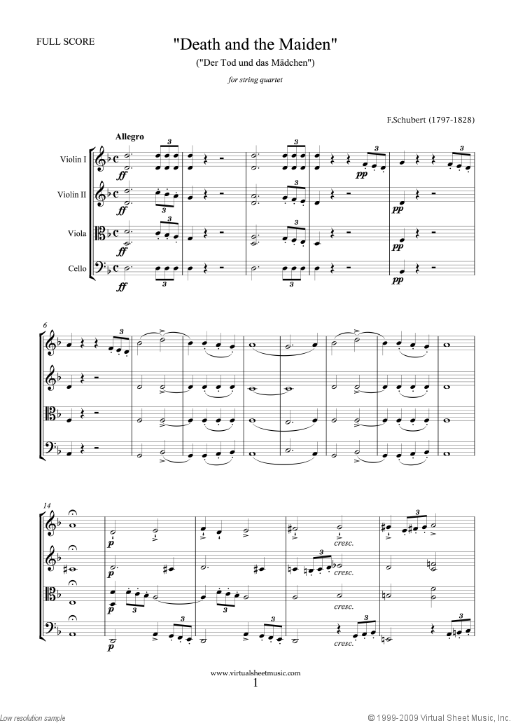 Death and the Maiden (f.score)
