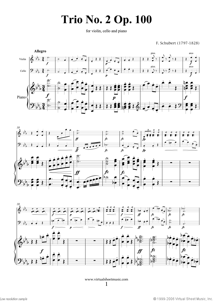 Trio No.2 Op.100