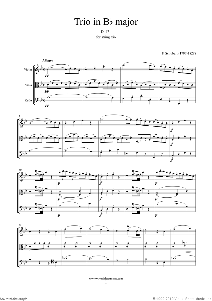 String Trios D. 471 and D. 581 (COMPLETE)