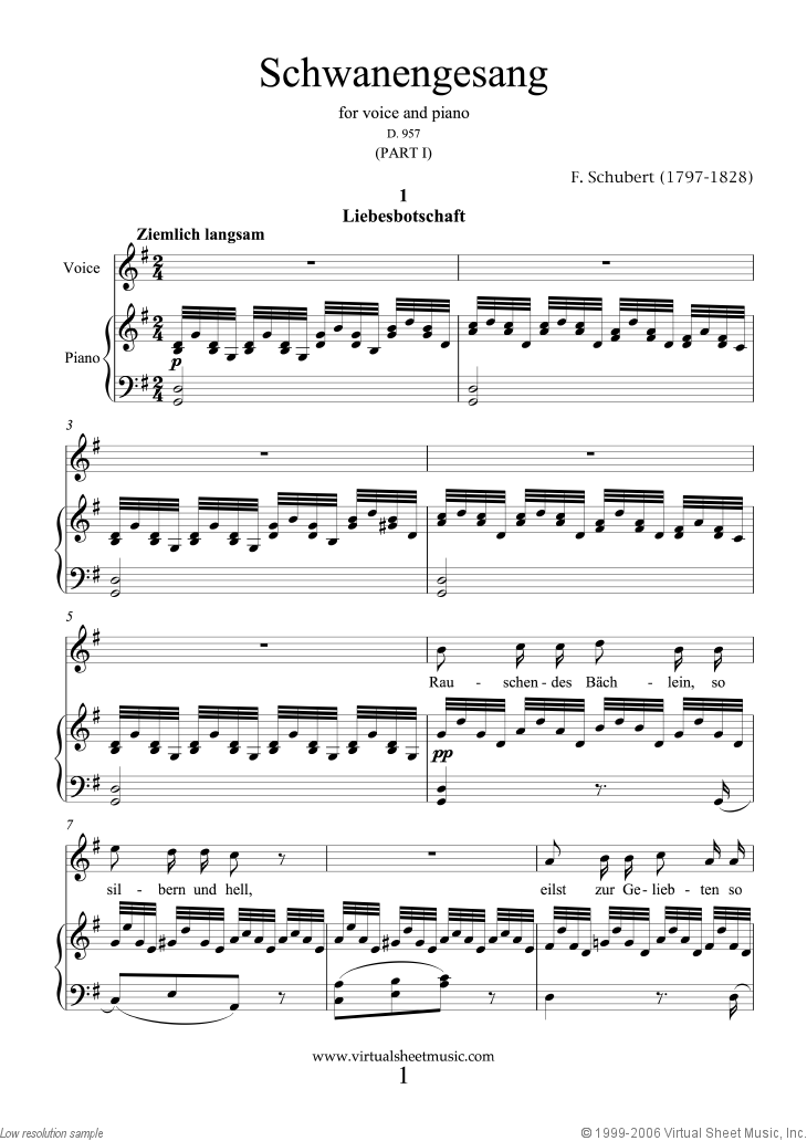 Schwanengesang D.957 (COMPLETE)