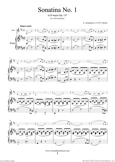 Sonatina No.1 Op.137