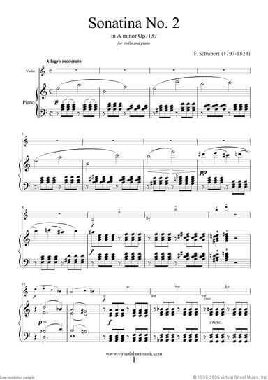 Sonatina No.2 Op.137
