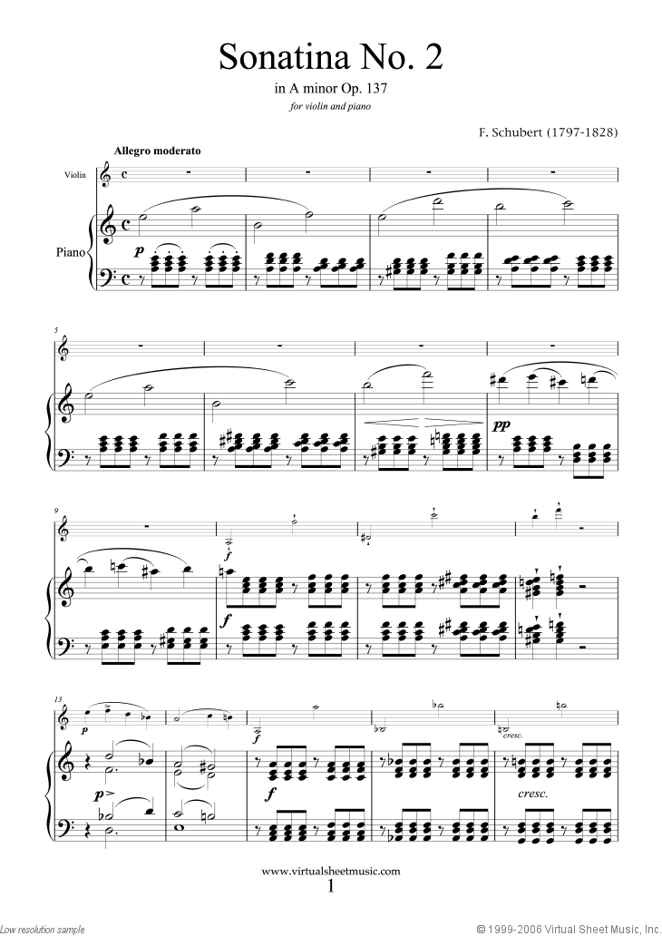 Sonatina No.2 Op.137