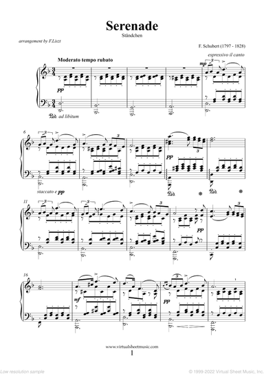 Serenade &quot;Standchen&quot; NEW EDITION