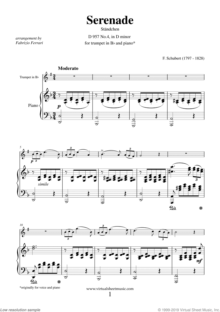 Serenade &quot;Standchen&quot;