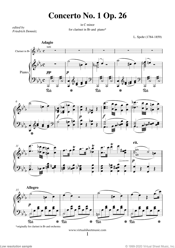 Concerto No. 1 Op. 26 in C minor