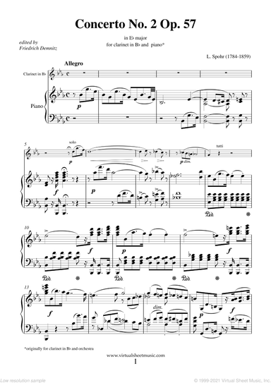 Concerto No. 2 Op. 57 in Eb major