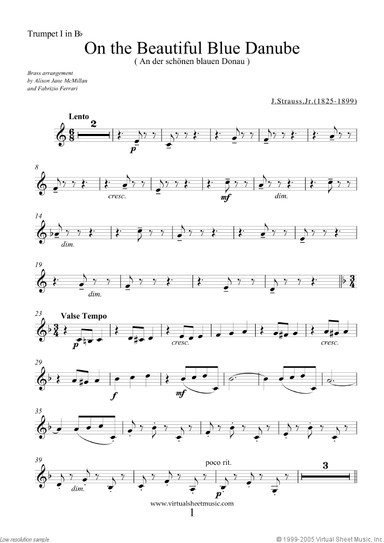 The Blue Danube (parts)