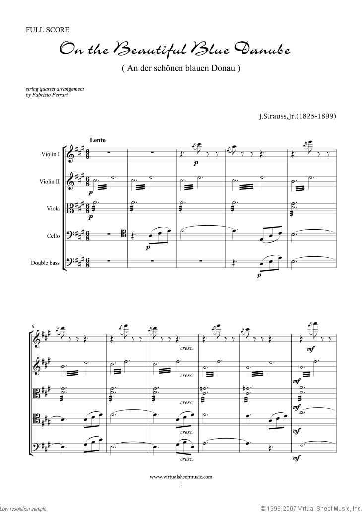 The Blue Danube (COMPLETE)