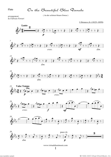 The Blue Danube (parts)