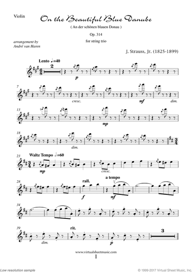 The Blue Danube (parts)