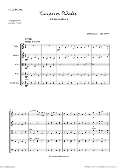 Emperor Waltz (f.score)