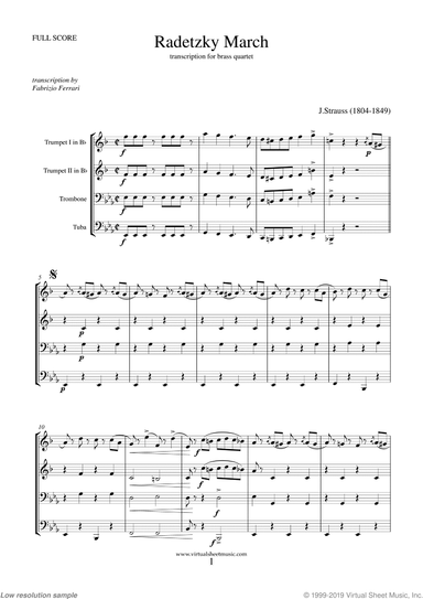 Radetzky March (f.score) (NEW EDITION)