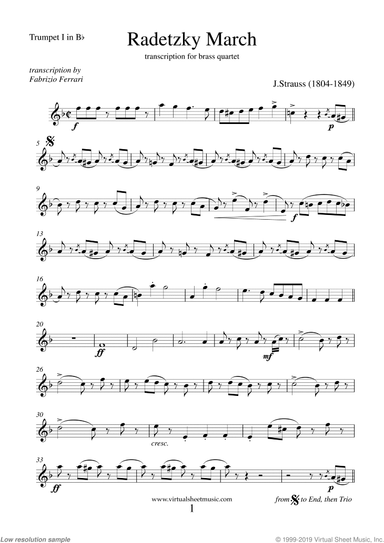 Radetzky March (parts) (NEW EDITION)