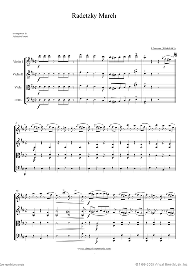 Radetzky March (f.score)