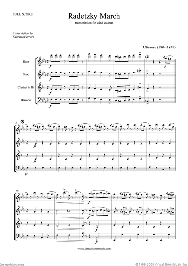 Radetzky March (f.score)