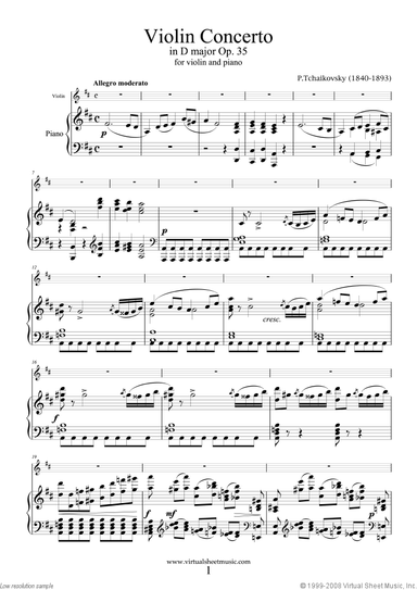 Concerto in D major Op.35 (New Edition)