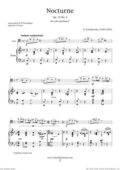 Nocturne, Op.19 No.4