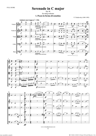 Serenade in C major Op.48 (COMPLETE)