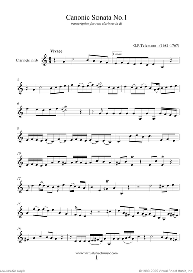 Canonic Sonatas, book I-II, Book I and II