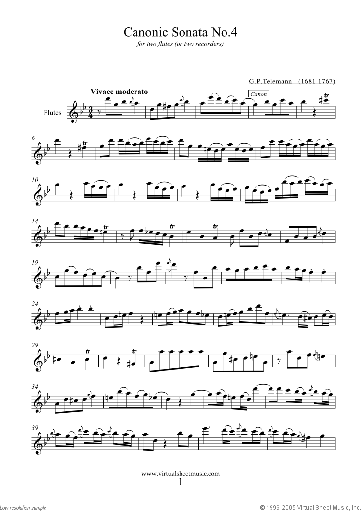 Canonic Sonatas, book II