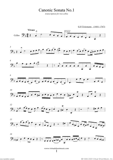Canonic Sonatas, book I