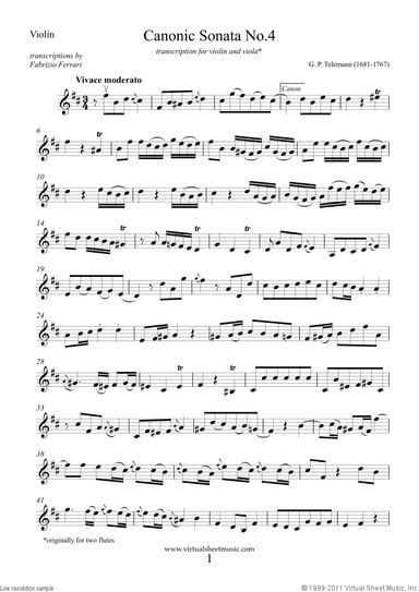 Canonic Sonatas, book II