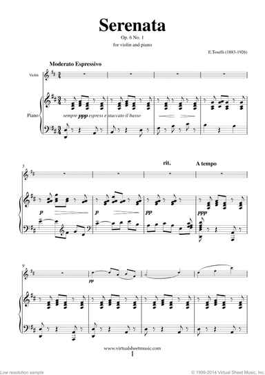 Serenata Op.6 No.1