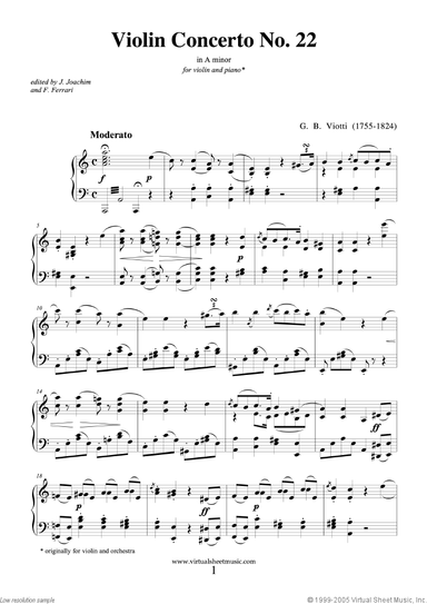 Concerto in A minor No.22