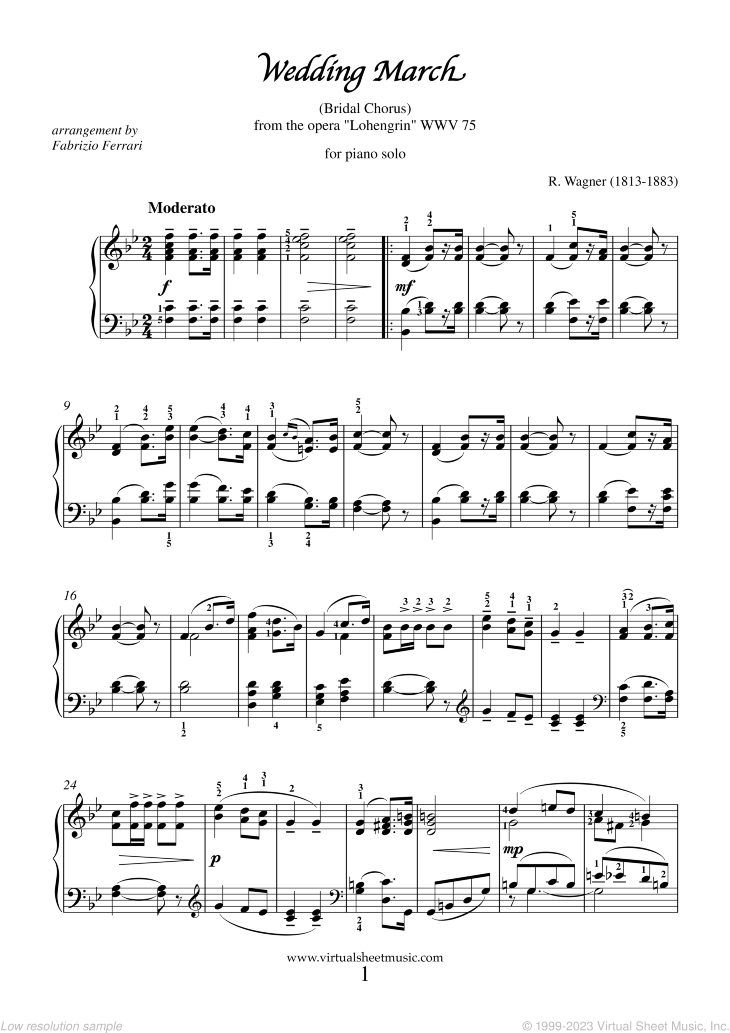 Wedding March - Bridal Chorus