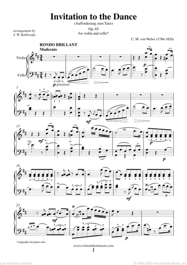 Invitation to the Dance Op. 65