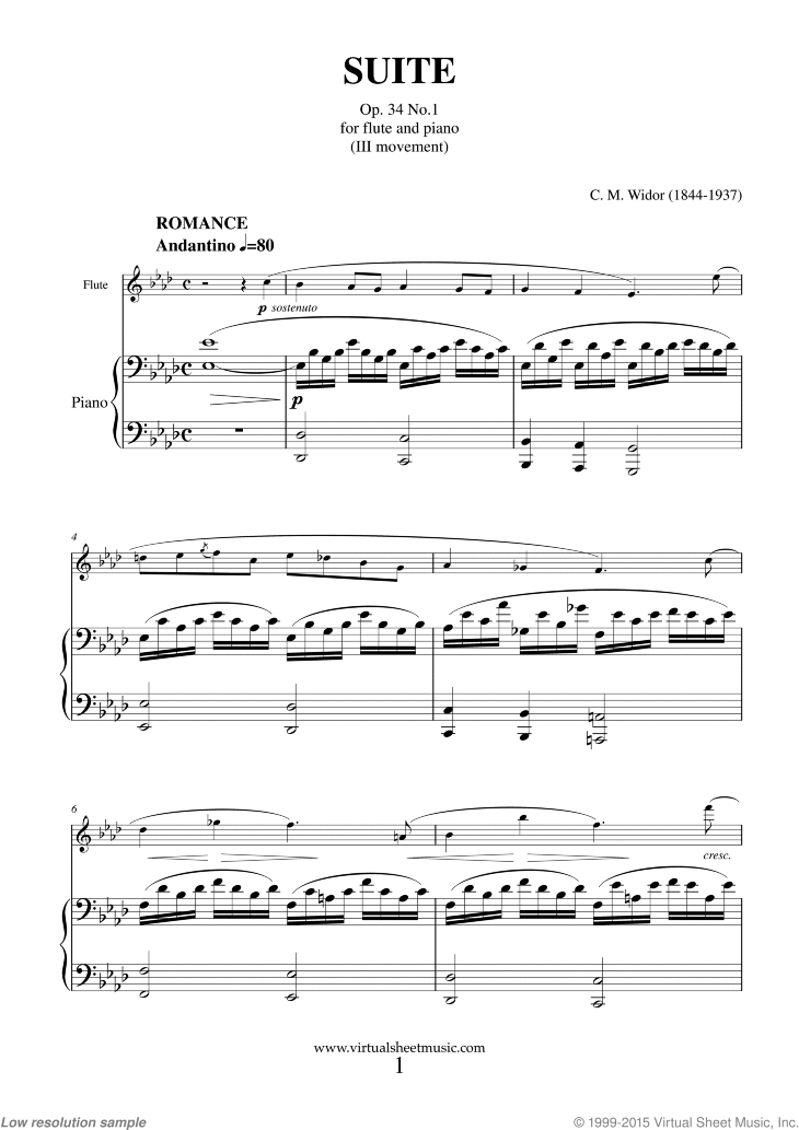 Suite Op.34 No.1, 3rd movement