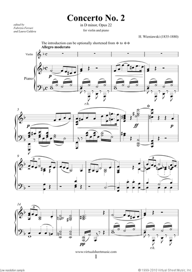 Concerto No.2 Op.22 in D minor