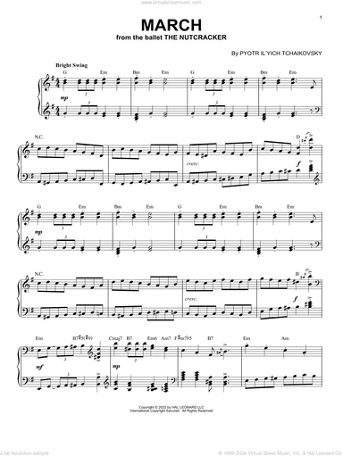 March, Op. 71a [Jazz version] (arr. Brent Edstrom)