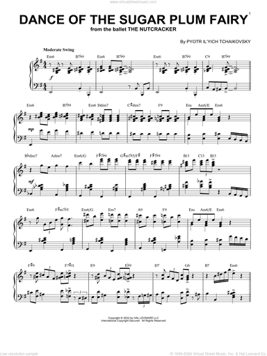 Dance Of The Sugar Plum Fairy, Op. 71a [Jazz version] (arr. Brent Edstrom)