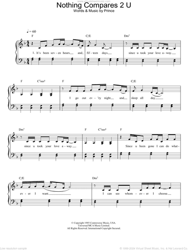 Nothing Compares 2 U, (intermediate)