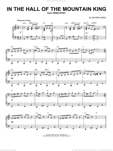 In The Hall Of The Mountain King [Jazz version] (arr. Brent Edstrom)