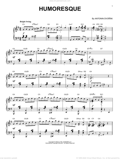Humoresque [Jazz version] (arr. Brent Edstrom)