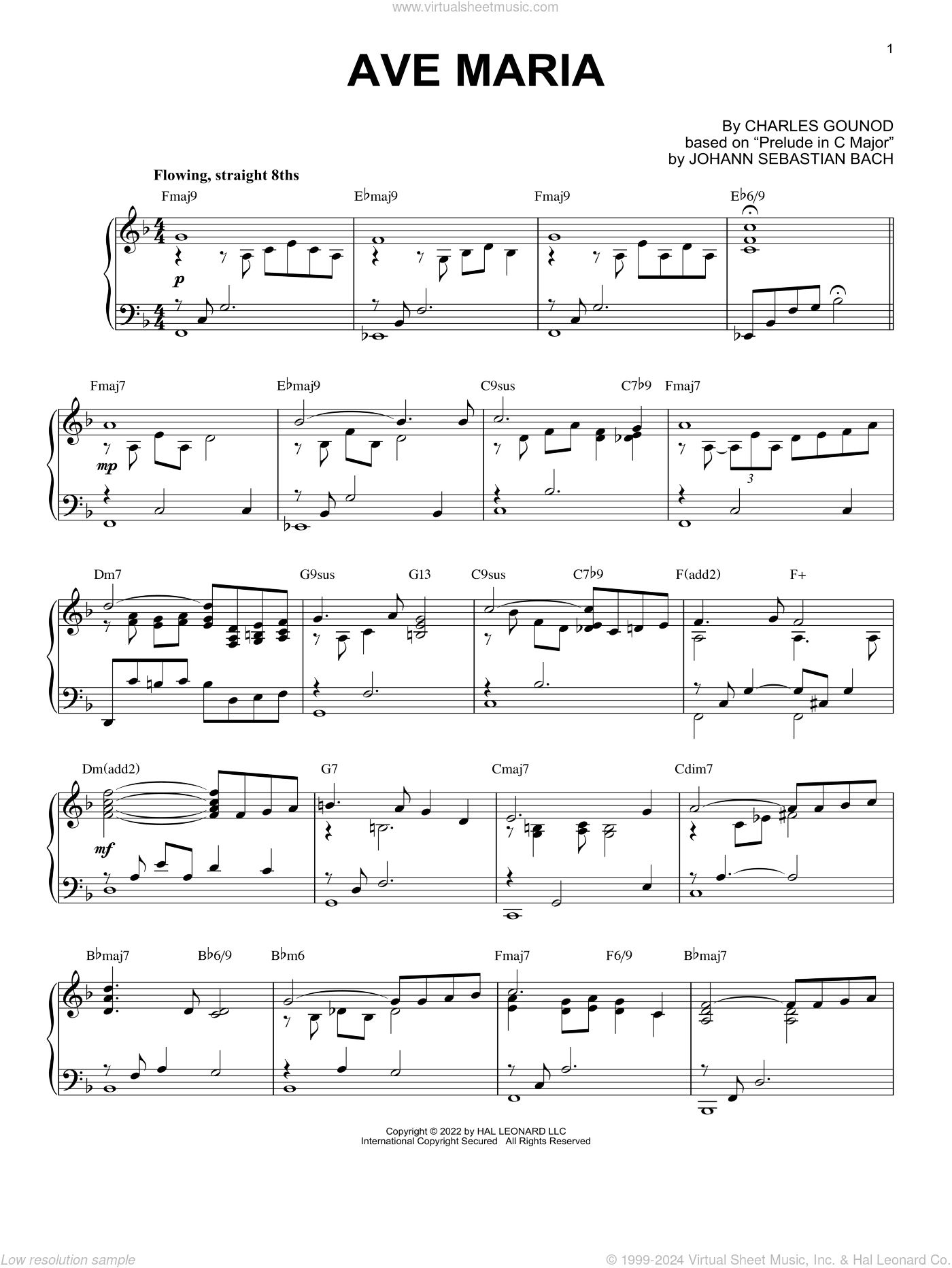 Ave Maria [Jazz version] (arr. Brent Edstrom)