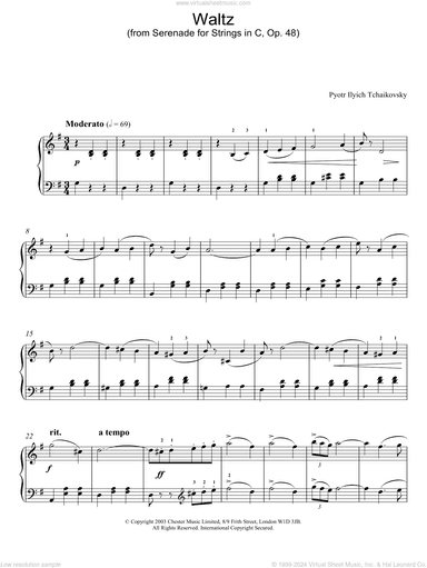 Waltz (from Serenade for Strings In C, Op. 48)