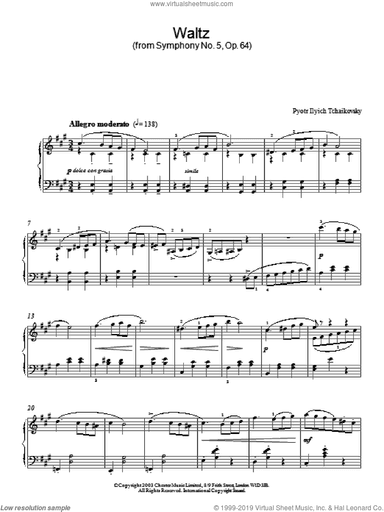 Waltz (from Symphony No. 5, Op. 64)