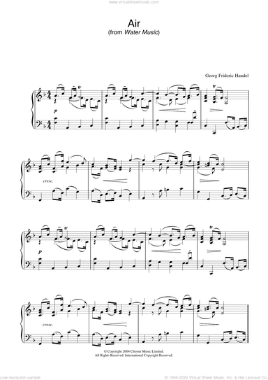 Air (from The Water Music Suite)