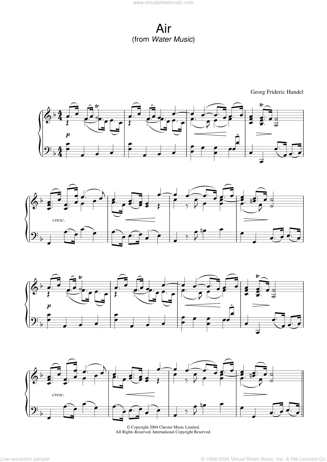 Air (from The Water Music Suite)